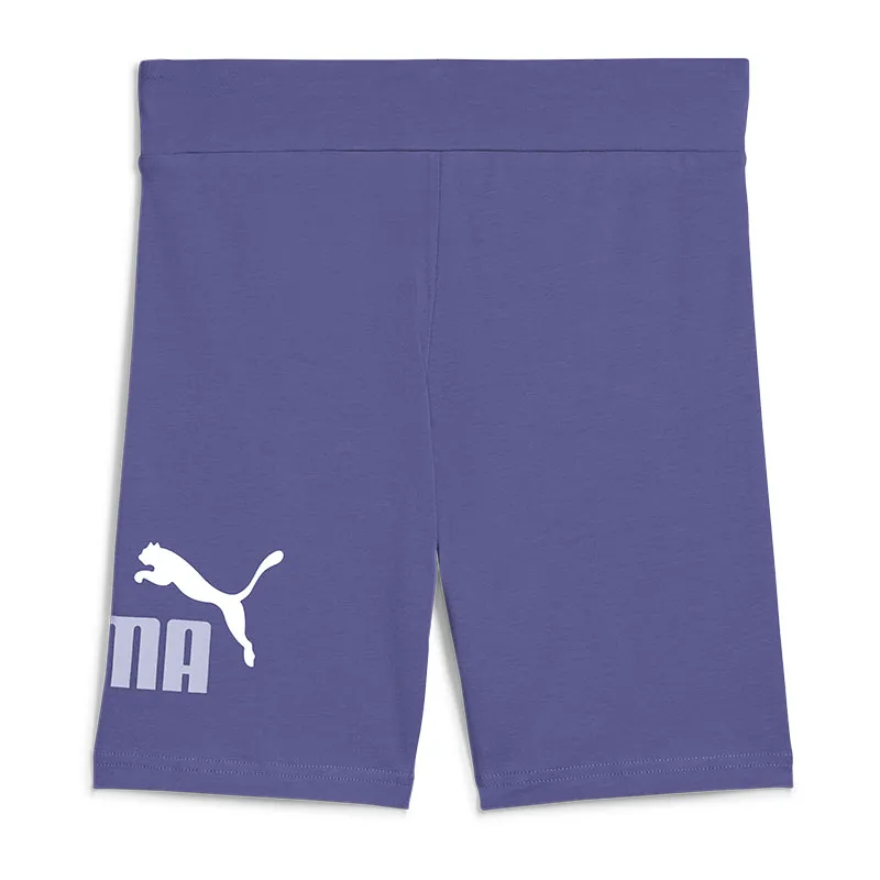 Short cycliste Fille Ess. Color Puma - Bleu-1