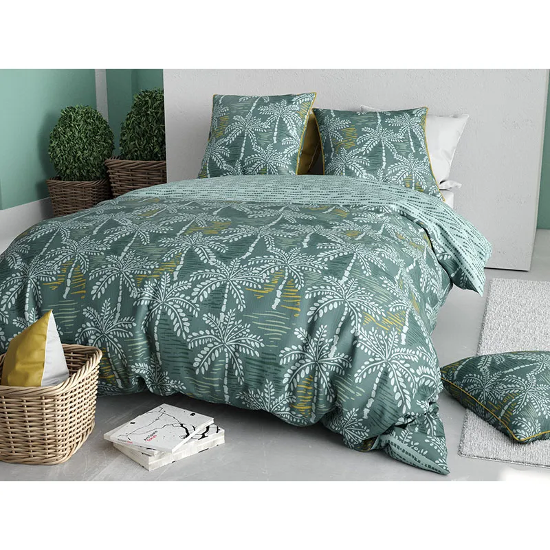 Parure 3pcs Microfibre effet pêche Tobago-2