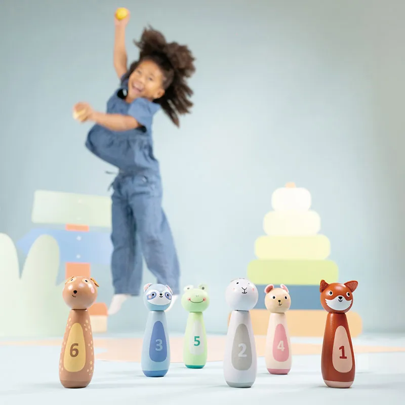 Bowling des animaux avec livre de musique- 36m+-5