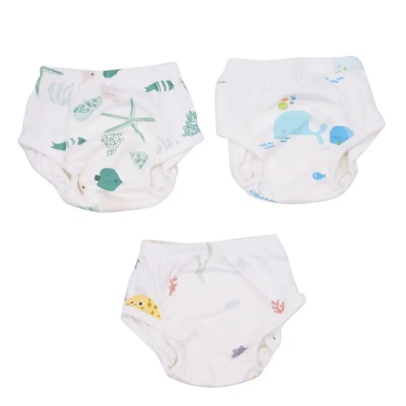 9 Culottes d'apprentissage Bambou Coloris Aléatoire - Modèle Fille-3