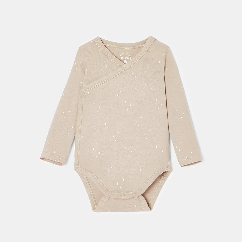 Body ML Coton BIO Mixte - Beige mulot-1