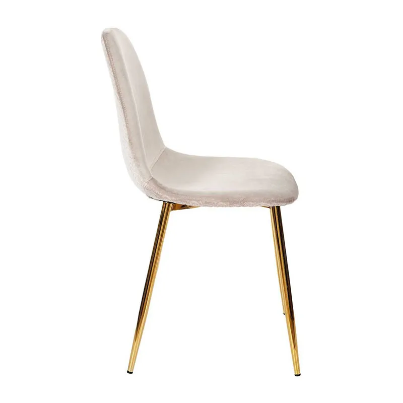 4 Chaises pieds Doré - 50x44x86cm-5