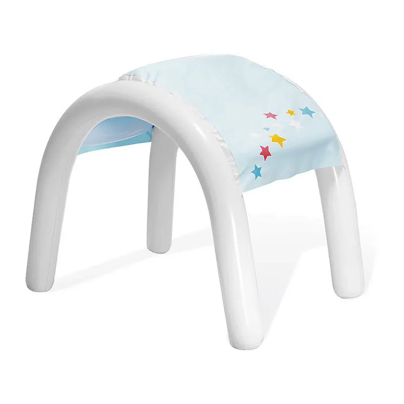 Piscine gonflable fontaine Licorne - 254x132x109cm-4