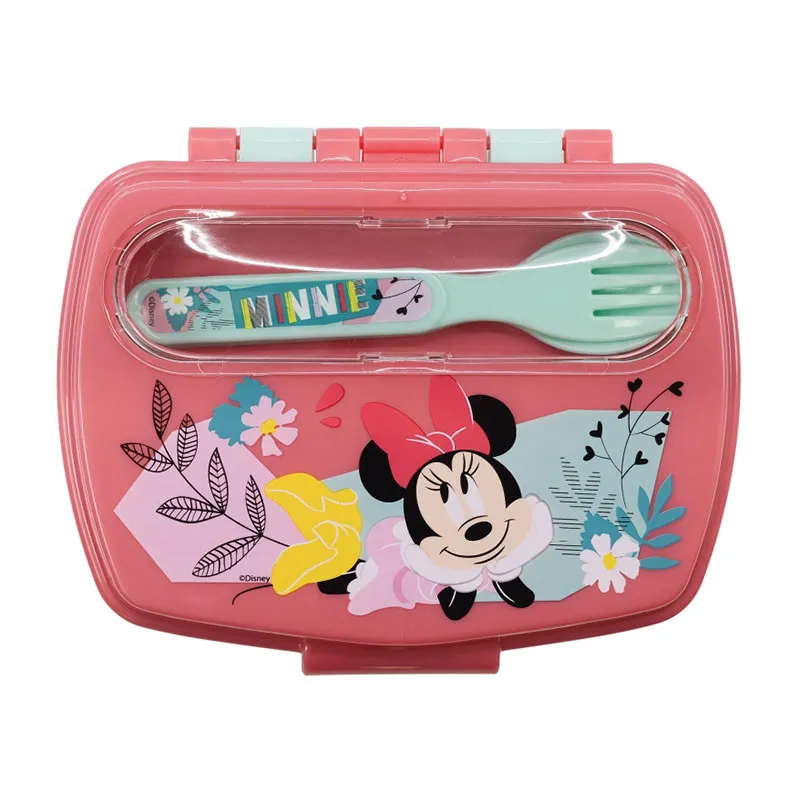 Lunch box + Couverts Minnie More - 3pcs-1