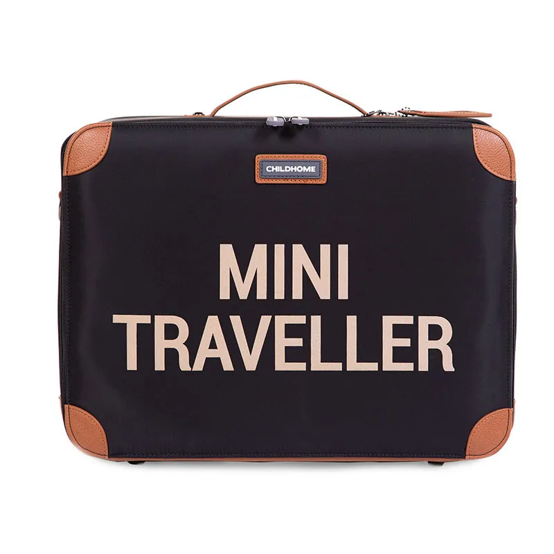 Valise Enfant Mini Traveller - Black Gold-0