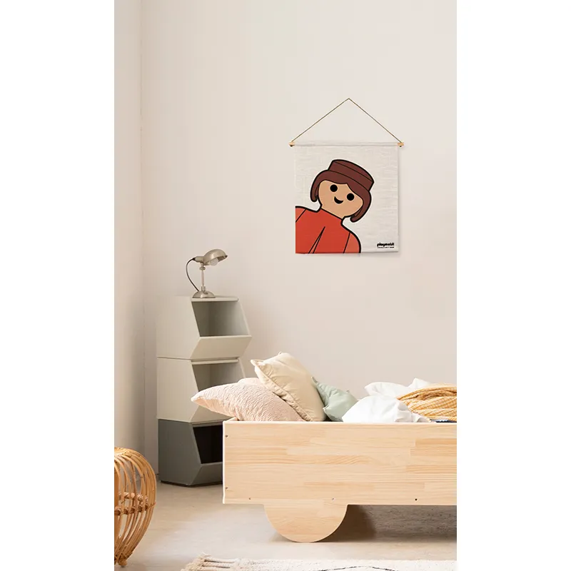 Tapisserie murale Playmobil Fille - 36x38x3cm-1