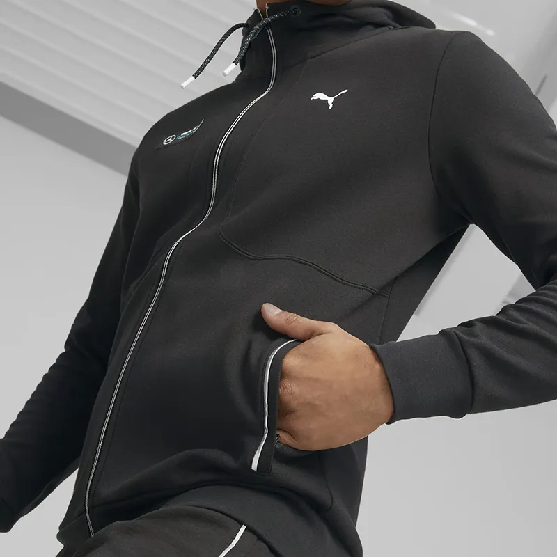 Veste à capuche Homme Mercedes AMG Petronas F1 Puma - Noir-4