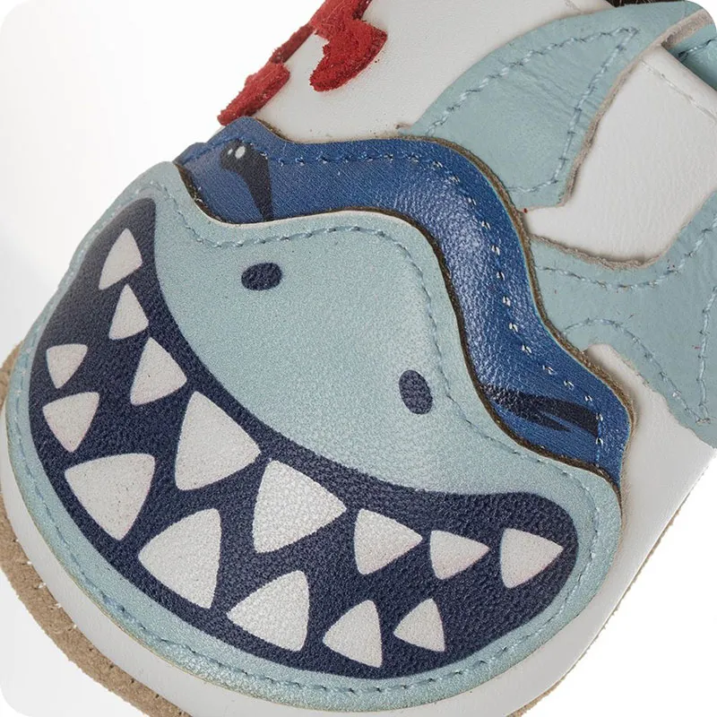 Chaussons cuir Requin-5