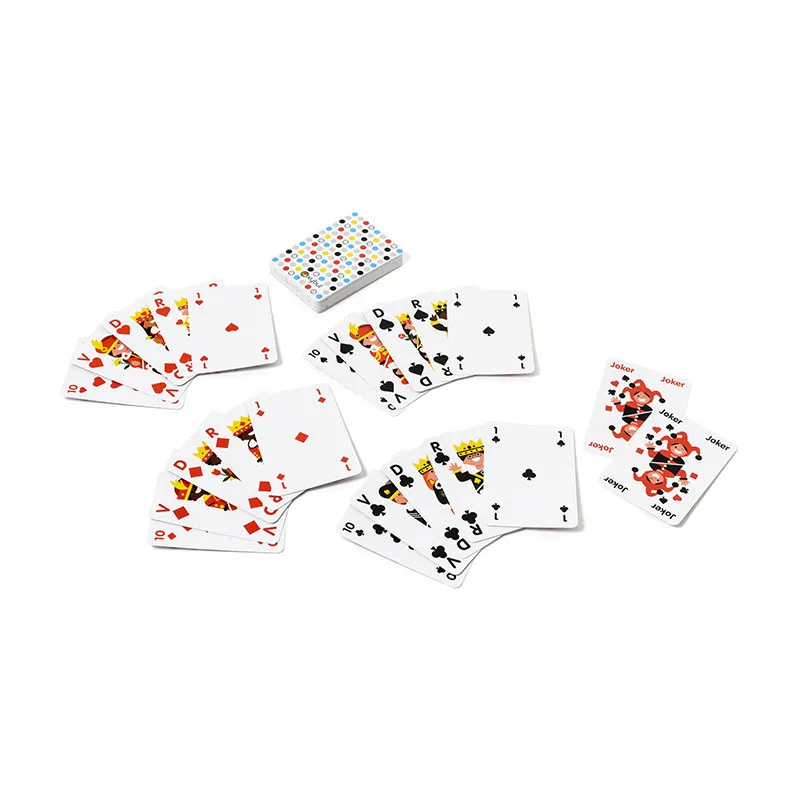 Jeu de 54 cartes classiques - 5+-1