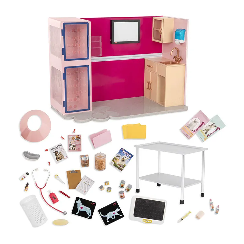 Cabinet vétérinaire & Accessoires - 38pcs-1
