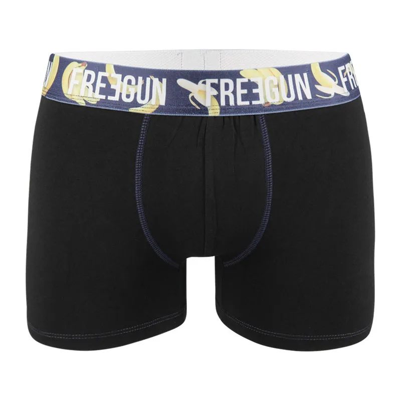 4 Boxers Homme Coton Bio - Noir/Jaune/Vert/Bleu/Rouge-2