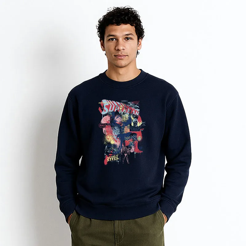 Sweat Homme Superman 2 - Navy-0