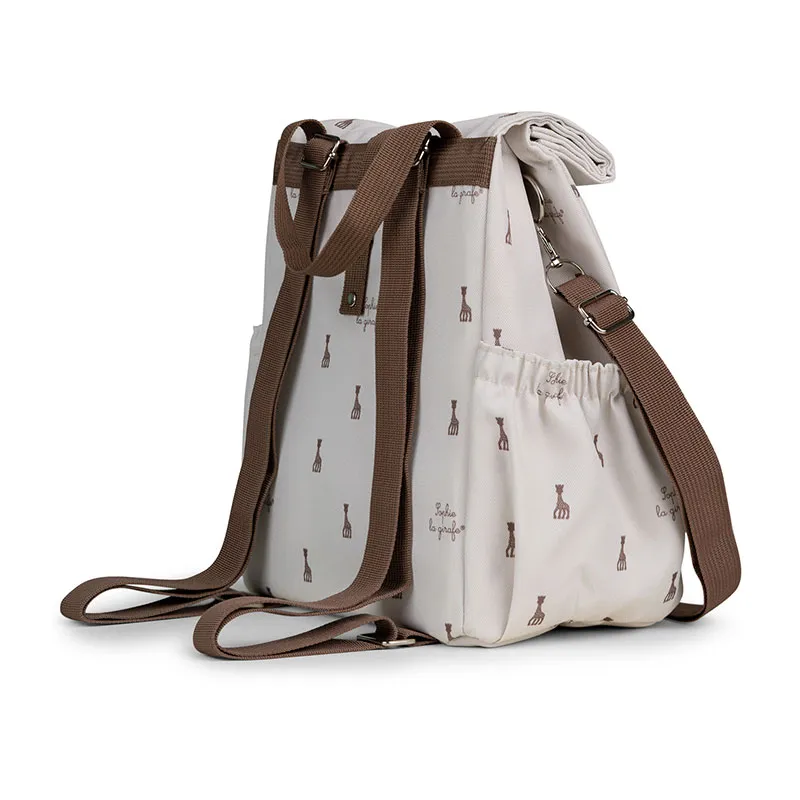 Sac repas isotherme enroulable Sophie la Girafe - 28x22x13cm-1