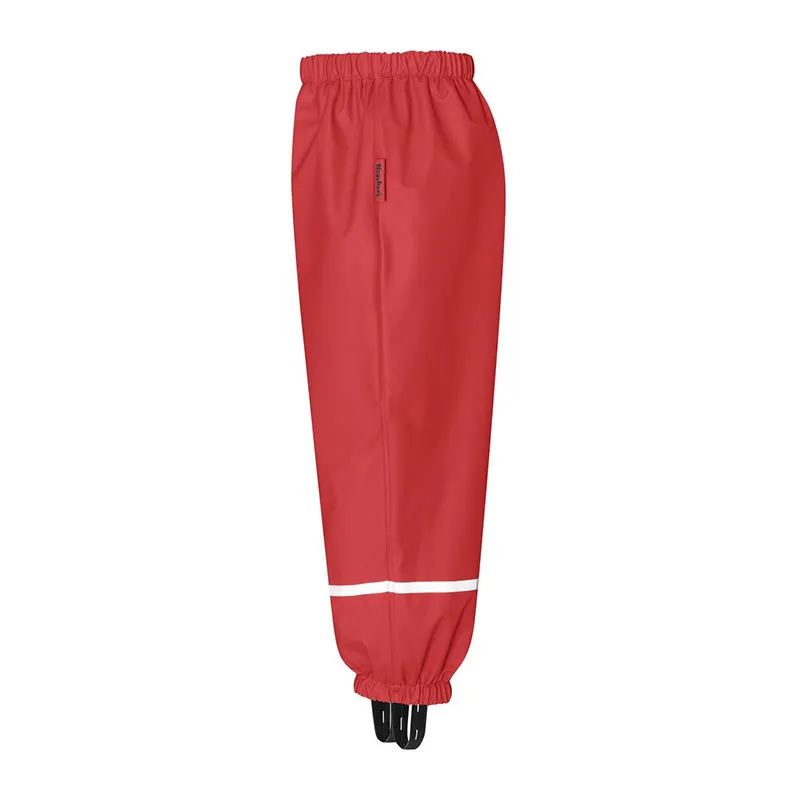 Pantalon doublure molleton Basic - Rouge-2