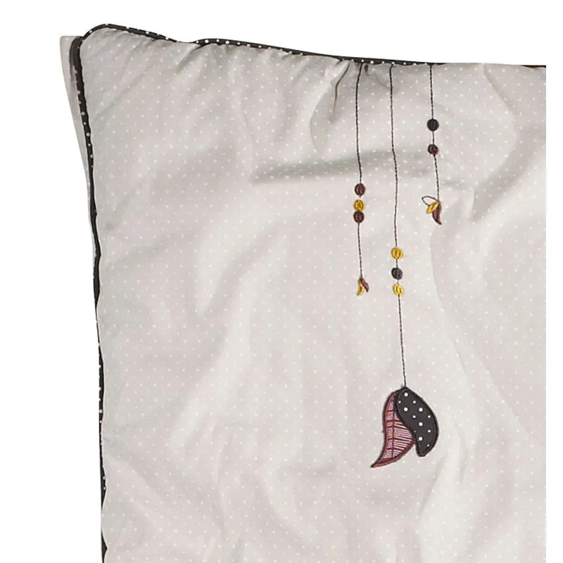 Édredon Timouki Blanc/Beige - 140x70cm-1