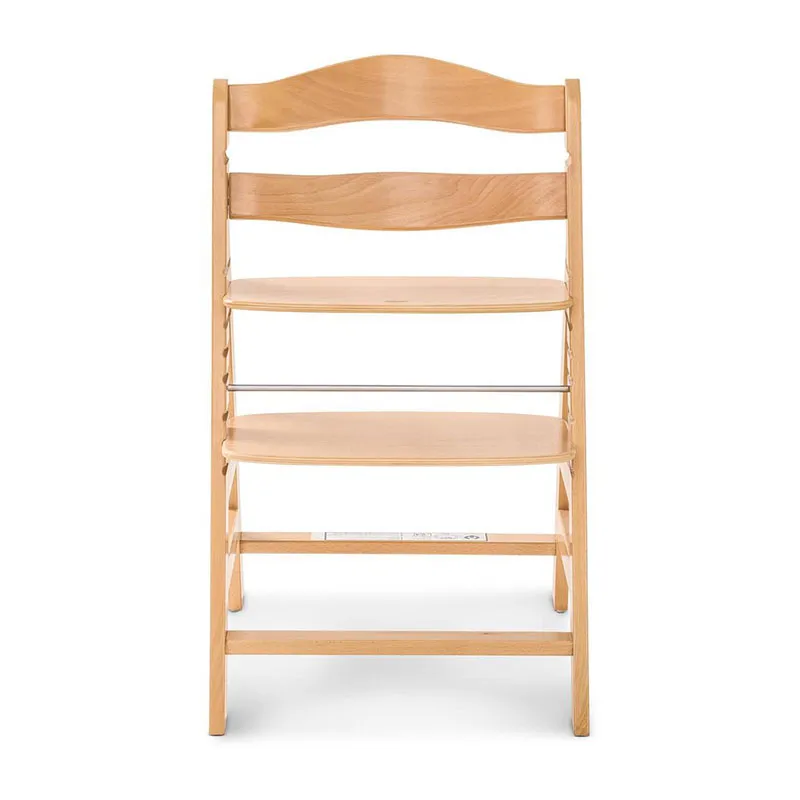 Chaise haute Alpha+ Naturel + Transat Bouncer Alpha 2en 1 Gris - 0m+-6