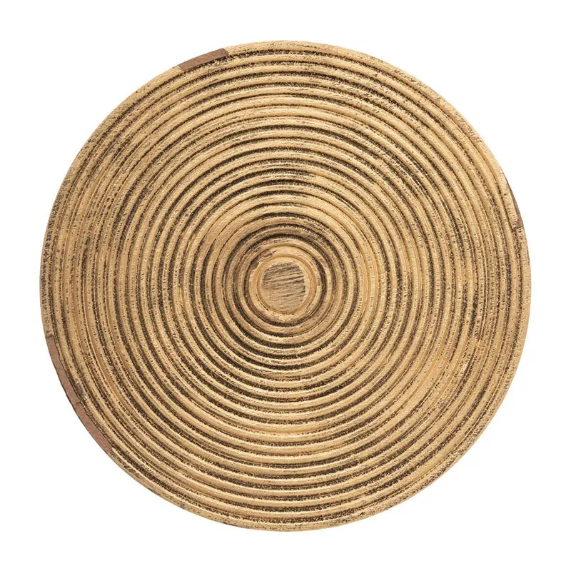 2 Tables d'appoints Ethnique Cuivre - 34/40cm-2