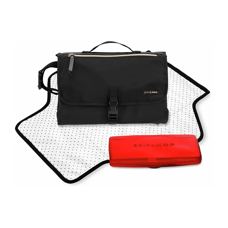 Sac à langer avec matelas Pronto Noir - 30x10x21cm-2
