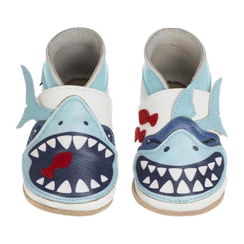 Chaussons cuir Requin-0