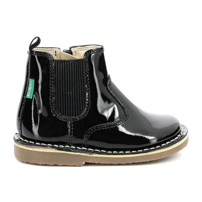 Boots Maelio - Noir/Vernis-0