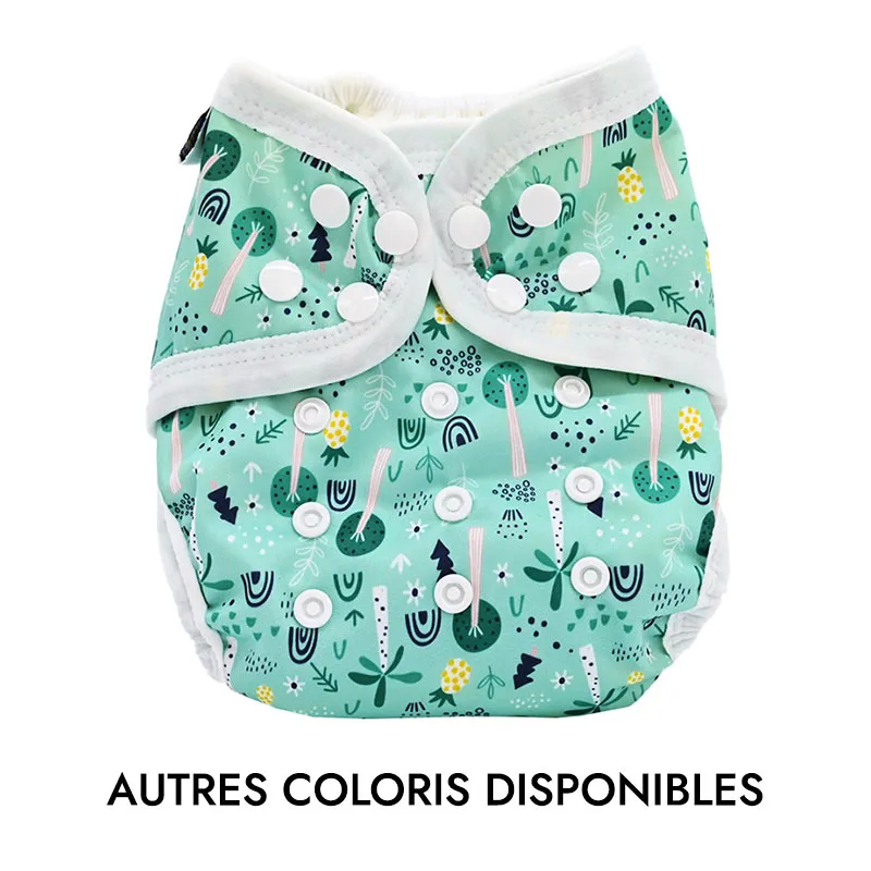 Couche lavable Tout-en-un Bambou BIO - 3-17kg-2