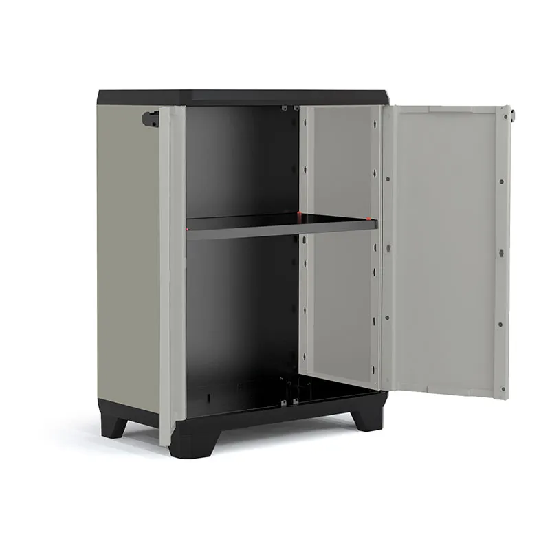 Armoire de rangement basse Planet Recyclée - 68x39x90cm-1