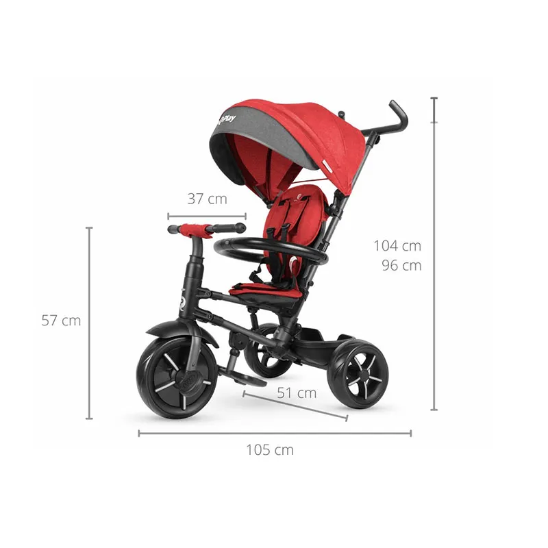 Tricycle Rito Star Rouge - 18m+-8
