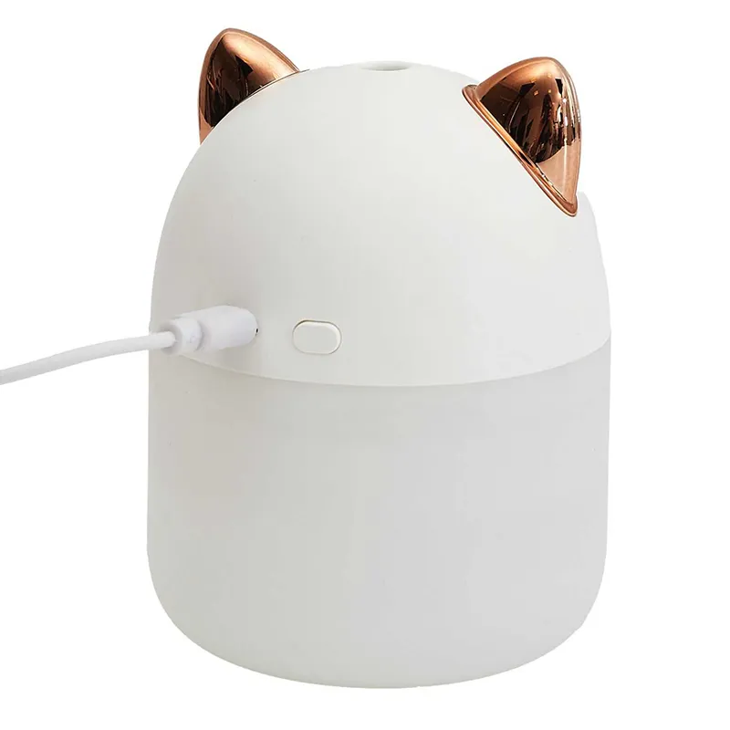 Diffuseur d'huile essentielle Chat led - 8x10,8cm-2
