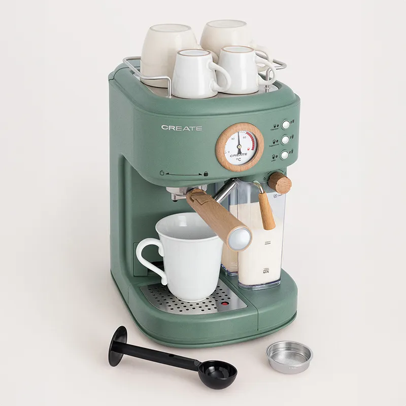 Cafetière Thera Retro-pro semi-automatic - Sauge-0