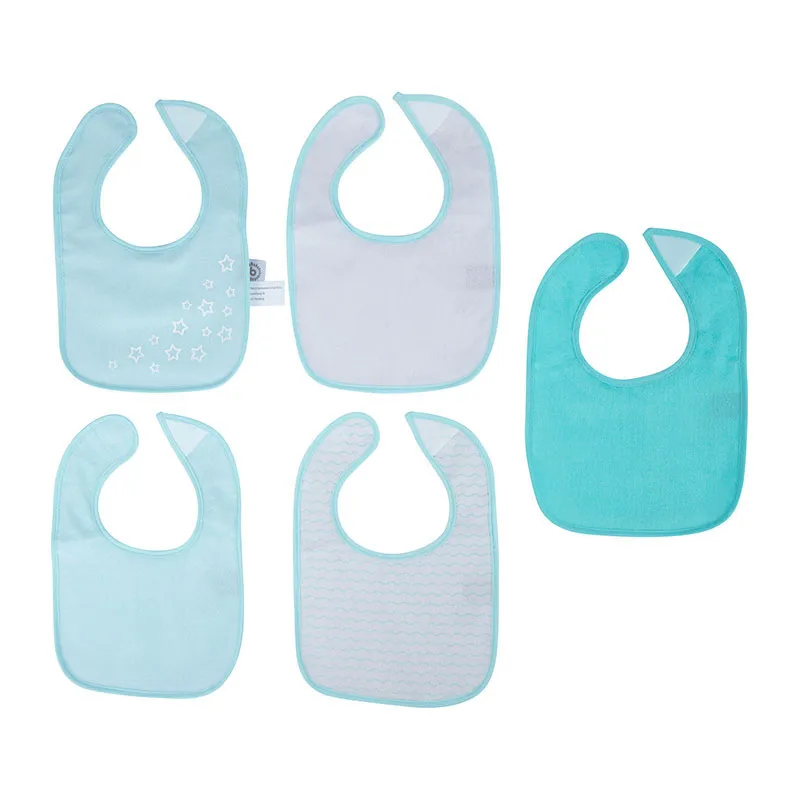 10 Bavoirs imperméable Velcro - 0m+-6