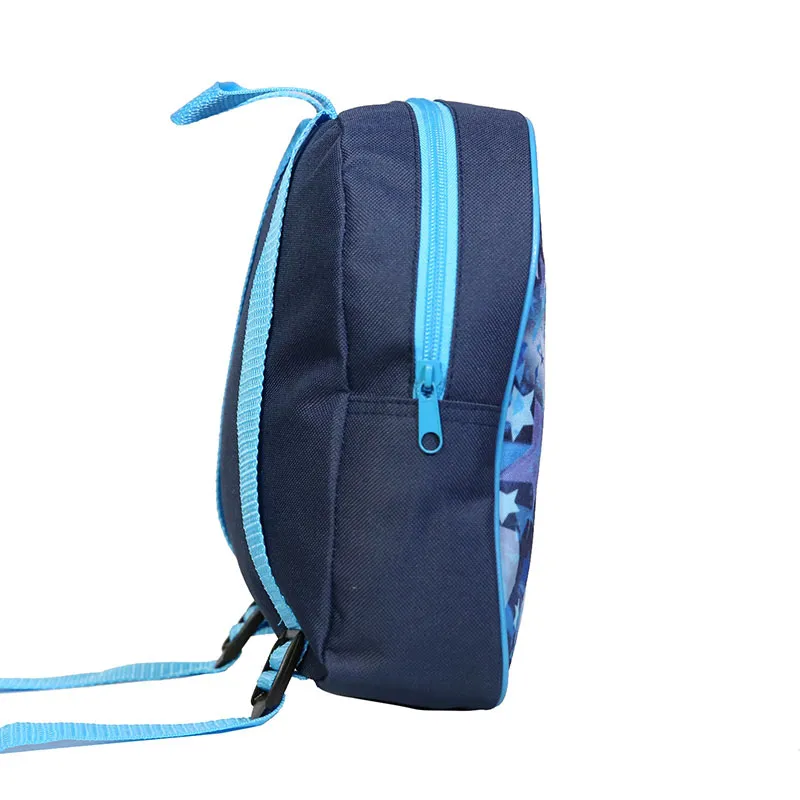 Sac à dos goûter maternelle La Reine Des Neiges Bleu - 24x24cm-7