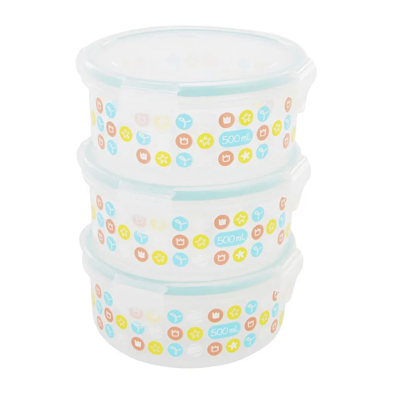3 Pots de conservations hermétiques - 3x500ml-0