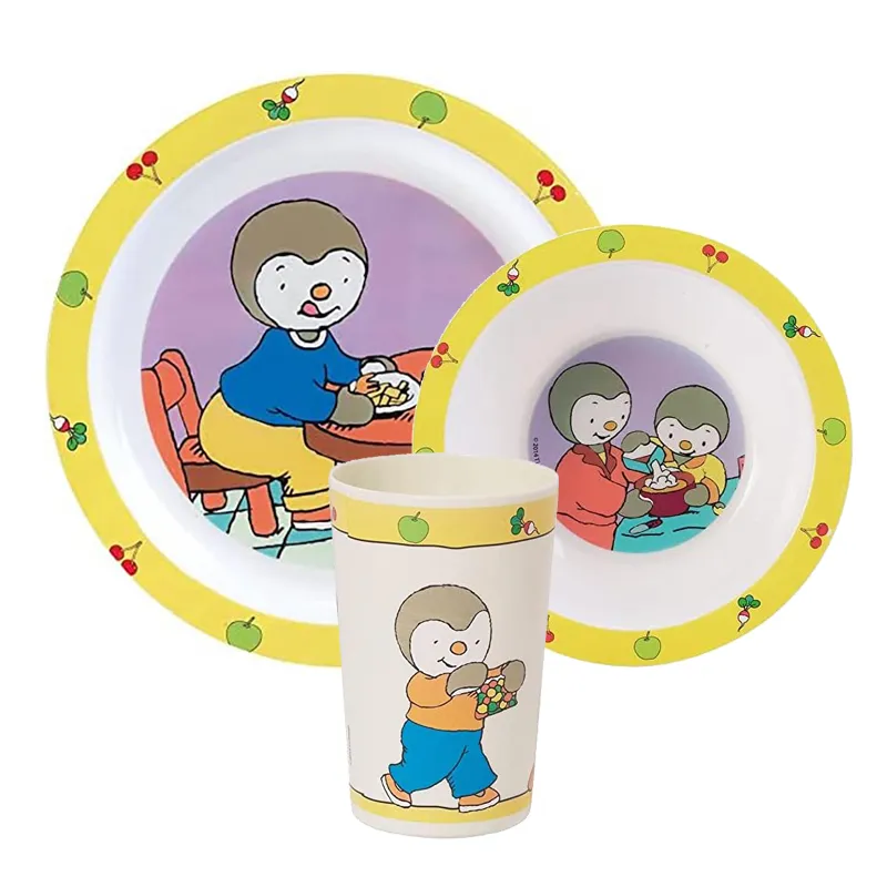 Ensemble repas T'Choupi - 3pcs-0
