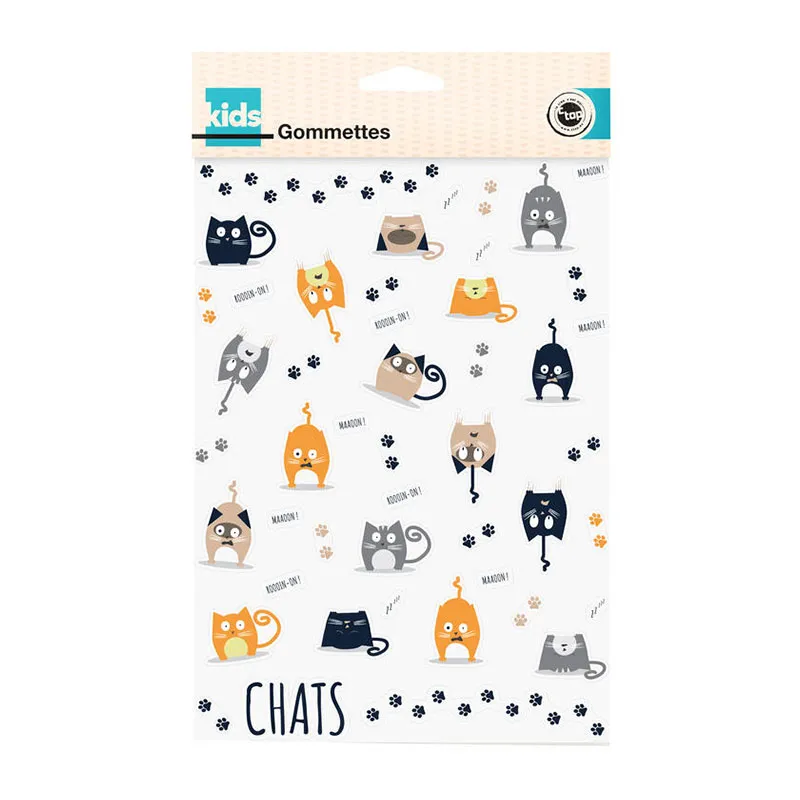 Gommettes Chat, Pandas & Animaux Kawai - 178pcs-2