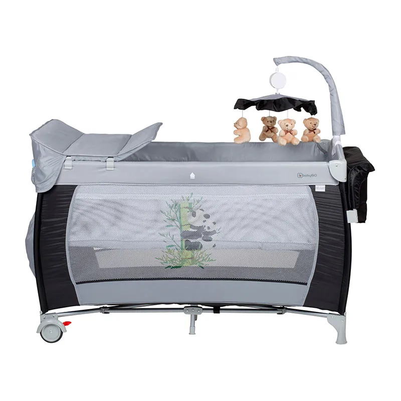 Lit parapluie Deluxe Noir - 0m+-1