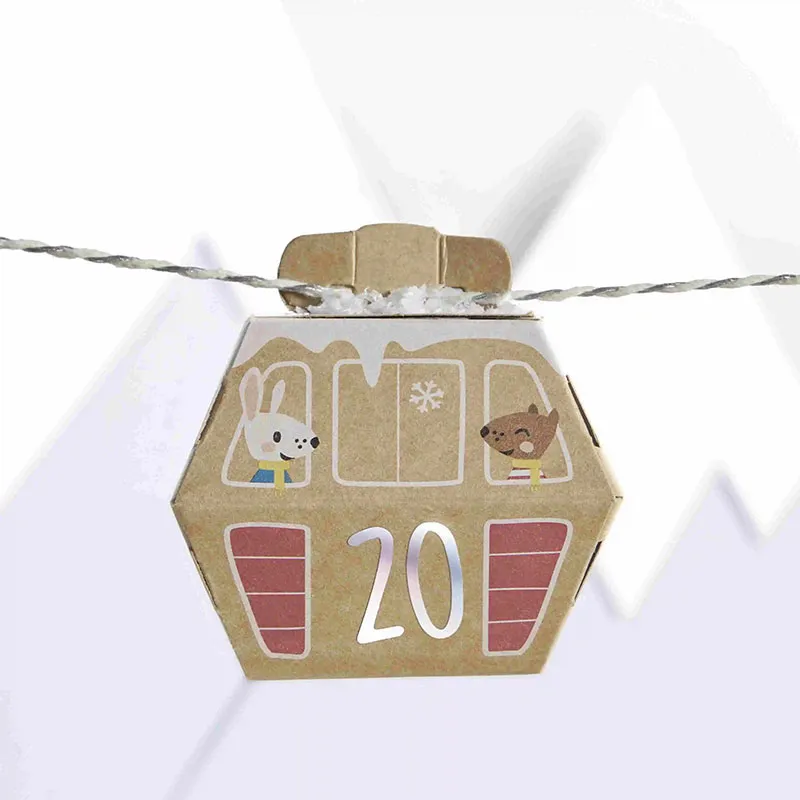 Calendrier de l'avent Village dans la neige - 113pcs-2