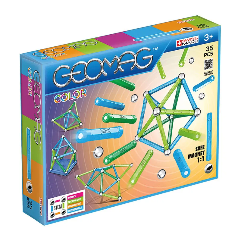Jeu de construction magnét. Color 35pcs - 3+-0