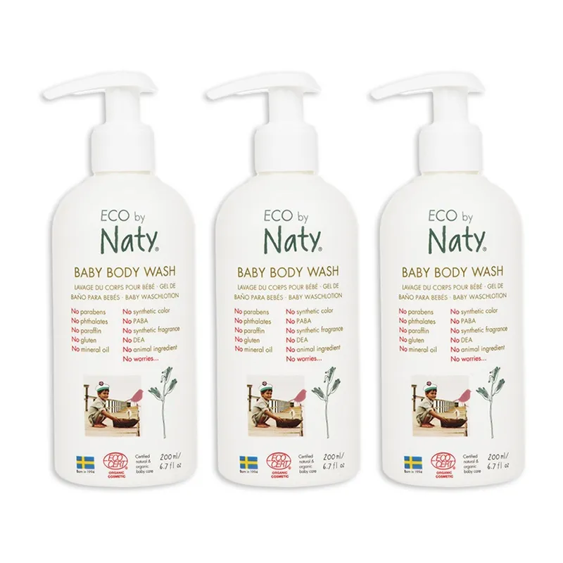 3 Gels douche bébé BIO - 3x200ml-0