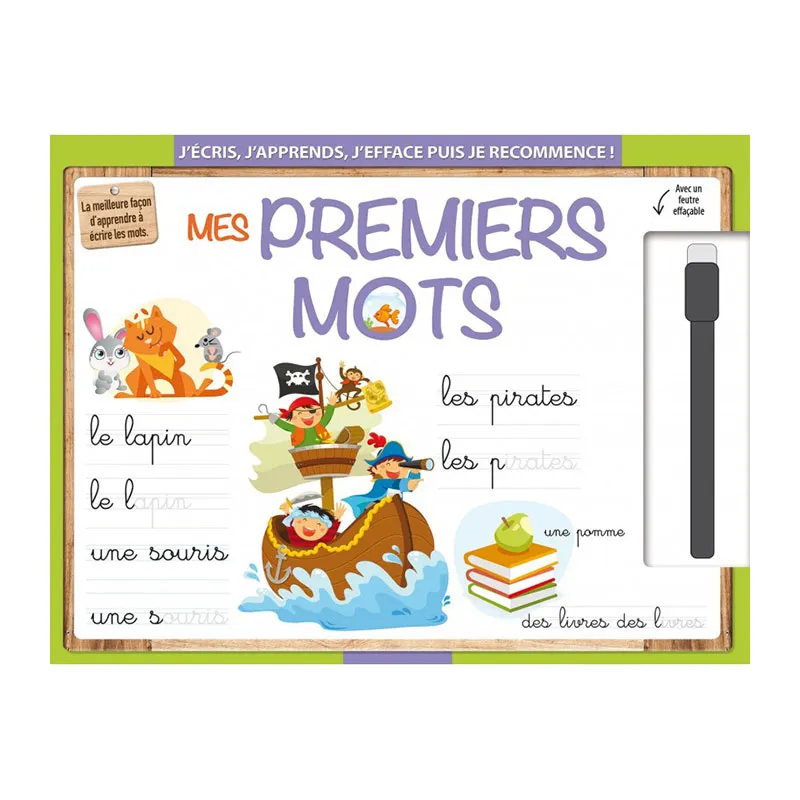 Ardoises magiques + Livre photo Animaux - 3+-1