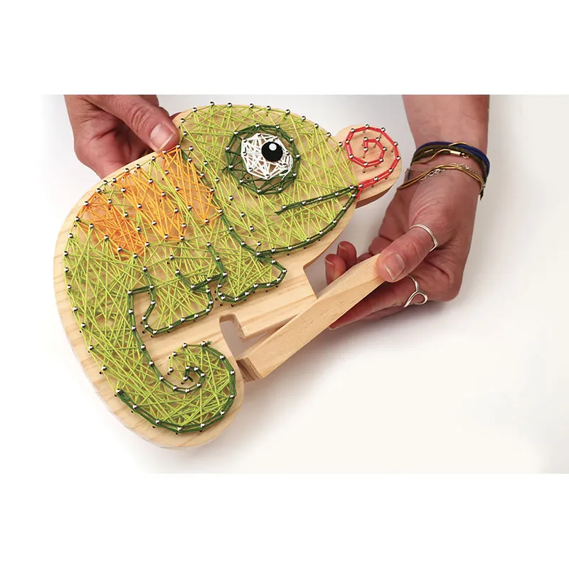 Kit créatif String Art Caméléon - 8+-3