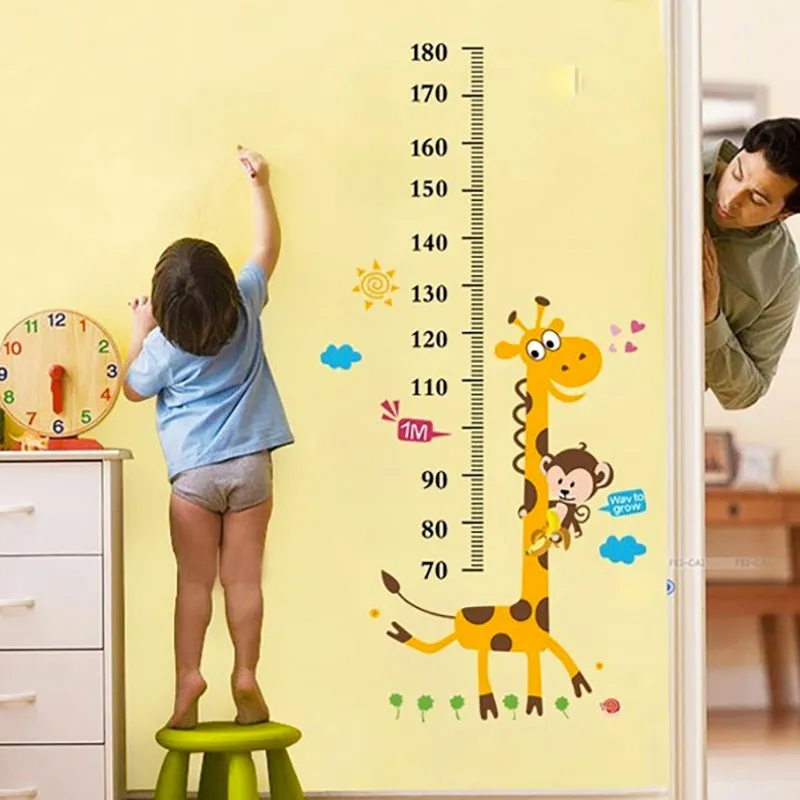 Stickers Toise - Singe & Girafe-1