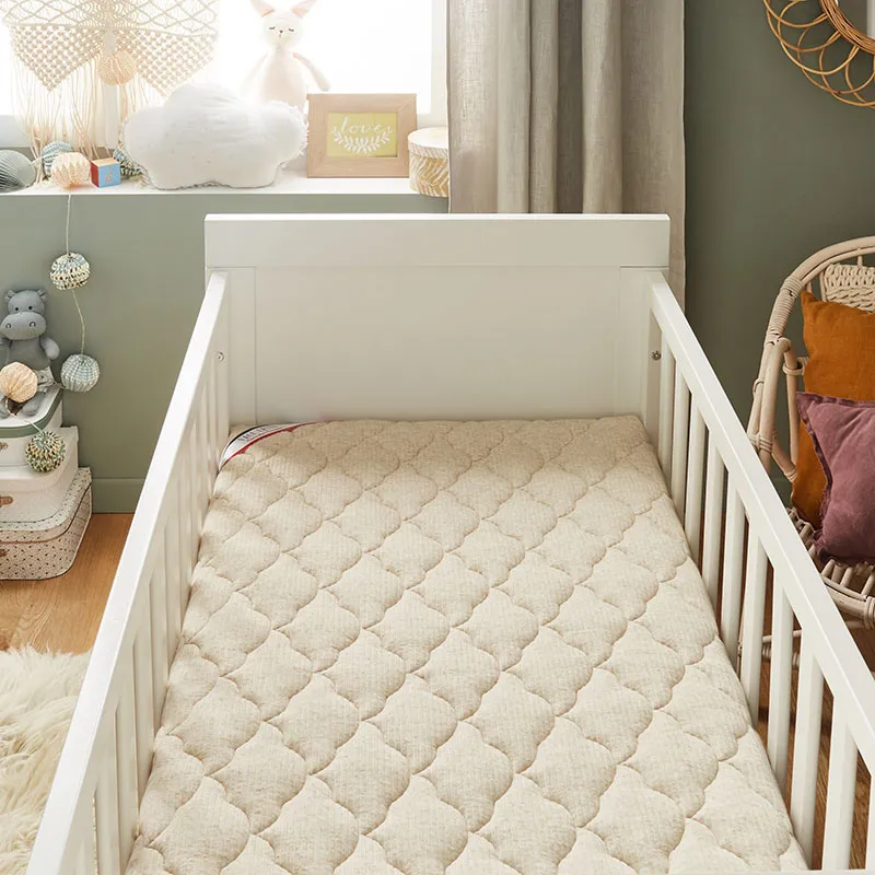 Matelas Coco Nut révers. déhoussable Beige ép. 12cm + Valisette de transport Offerte-8
