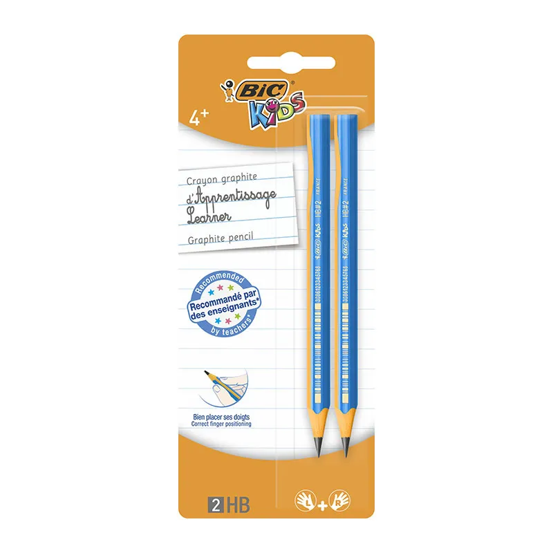 Crayons graphite d'apprentissage Kids Evolution Bleu - 2pcs - BIC-0