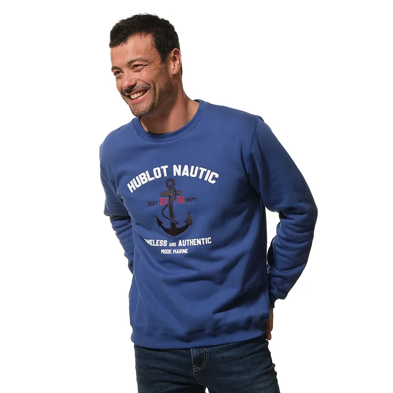 Sweat Col rond avec animation Homme - Bugatti-1