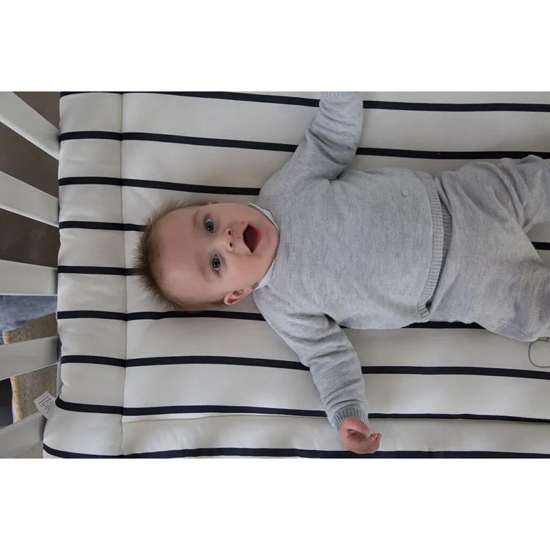 Tapis de parc enfant Jersey Marin - 75x95cm-2
