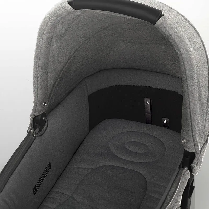 Trio Poussette Muum Pro 2 + Siège-auto koos I-Size/Ceinturé + Nacelle Micro Dim Grey - 0m+-11