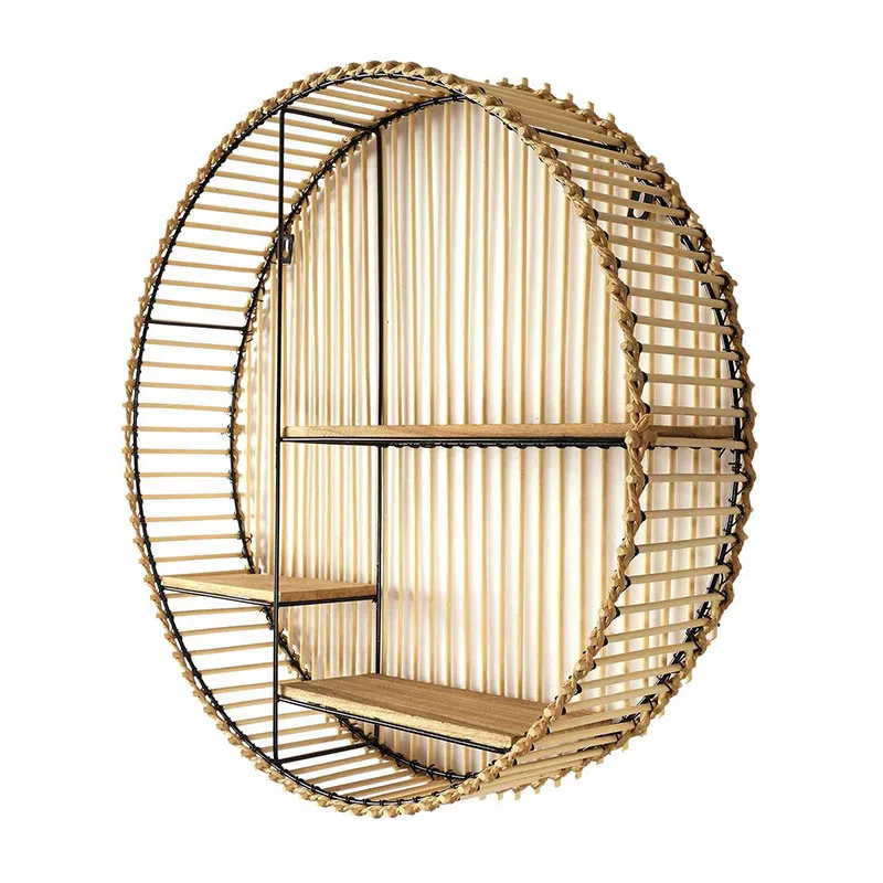 Étagère Ronde Java Rotin - 53x12cm-2