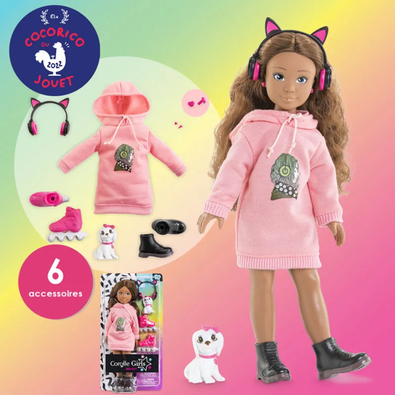 Coffret Corolle Girls Mélody Music & Mode 28cm - 4+-5