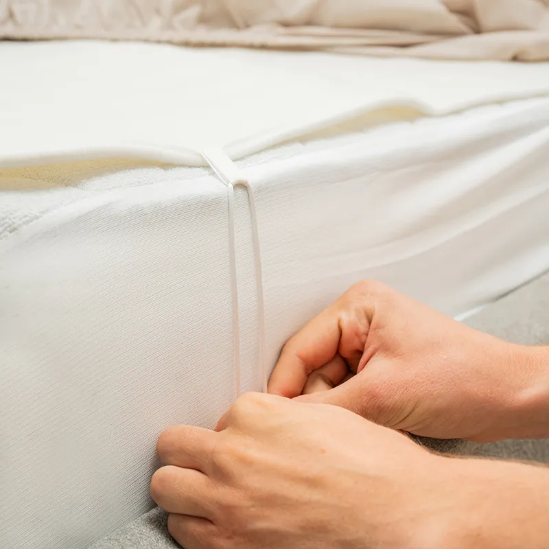 Surmatelas Chauffant Électrique Blanc - 140x160cm-4