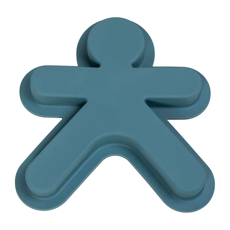 Moule à Pâtisserie Silicone Personnage Bleu - 25x29x3,5cm-2